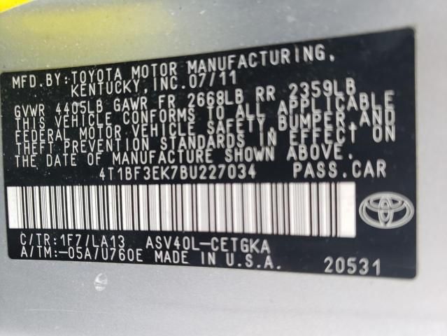 2011 Toyota Camry Base