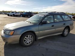 Salvage cars for sale from Copart Fresno, CA: 2002 Subaru Legacy Outback