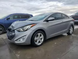 Salvage cars for sale at Grand Prairie, TX auction: 2013 Hyundai Elantra Coupe GS