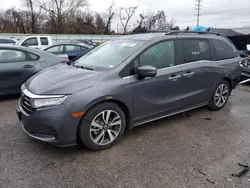 Salvage cars for sale at Cahokia Heights, IL auction: 2021 Honda Odyssey Touring