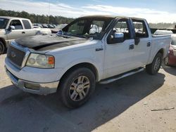 Salvage trucks for sale at Harleyville, SC auction: 2004 Ford F150 Supercrew