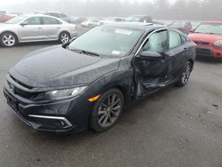 Honda salvage cars for sale: 2021 Honda Civic EX