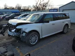 Salvage cars for sale at Wichita, KS auction: 2015 Ford Flex SEL