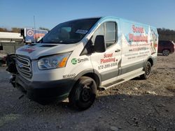 Salvage trucks for sale at Grand Prairie, TX auction: 2015 Ford Transit T-250