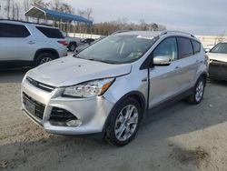 Salvage cars for sale at Spartanburg, SC auction: 2015 Ford Escape Titanium