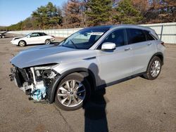 Infiniti QX50 salvage cars for sale: 2020 Infiniti QX50 Pure