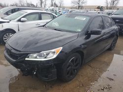 Honda salvage cars for sale: 2017 Honda Accord EX