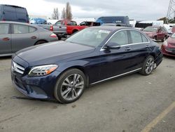 Salvage cars for sale from Copart Vallejo, CA: 2019 Mercedes-Benz C300