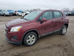 Salvage cars for sale from Copart Davison, MI: 2016 Chevrolet Trax LS