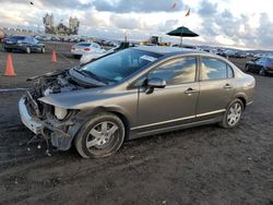 Salvage cars for sale at San Diego, CA auction: 2007 Honda Civic LX