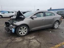 Salvage cars for sale at Woodhaven, MI auction: 2012 Buick Lacrosse Premium