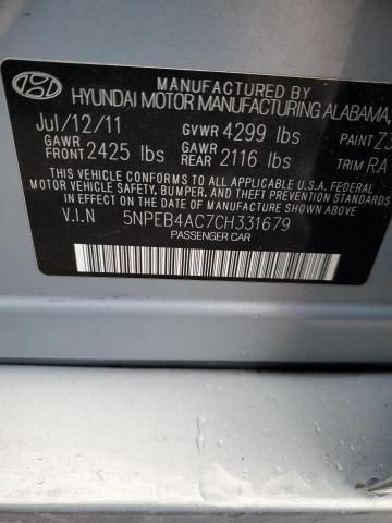 2012 Hyundai Sonata GLS