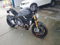 Salvage cars for sale from Copart Mebane, NC: 2017 Ducati Monster 1200