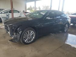 Salvage cars for sale at Riverview, FL auction: 2023 Infiniti Q50 Luxe