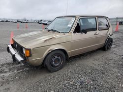 Salvage cars for sale at Earlington, KY auction: 1981 Volkswagen Rabbit LS Deluxe