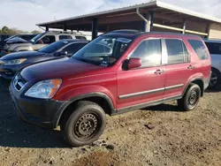 Honda cr-v ex salvage cars for sale: 2002 Honda CR-V EX