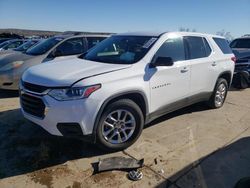 Chevrolet salvage cars for sale: 2019 Chevrolet Traverse LS