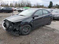 Salvage cars for sale at Portland, OR auction: 2019 Hyundai Ioniq Blue