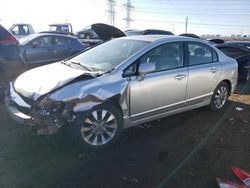 Salvage cars for sale at Elgin, IL auction: 2009 Honda Civic EX