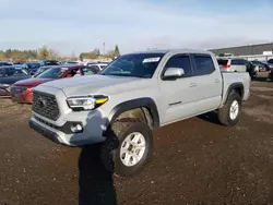 Salvage cars for sale from Copart Woodburn, OR: 2020 Toyota Tacoma Double Cab