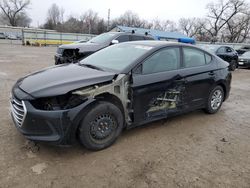 Salvage cars for sale at Wichita, KS auction: 2018 Hyundai Elantra SE