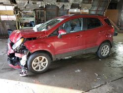 Salvage cars for sale at Albany, NY auction: 2021 Ford Ecosport SE