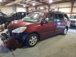 Salvage cars for sale from Copart Eldridge, IA: 2004 Toyota Sienna XLE