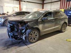 Salvage cars for sale at Billings, MT auction: 2019 Ford Edge Titanium