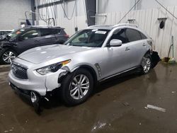 Salvage cars for sale at Ham Lake, MN auction: 2017 Infiniti QX70