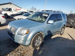 Mercury salvage cars for sale: 2008 Mercury Mariner Premier