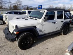Salvage cars for sale from Copart Walton, KY: 2019 Jeep Wrangler Unlimited Sport