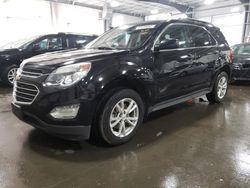 Salvage cars for sale at Ham Lake, MN auction: 2017 Chevrolet Equinox LT