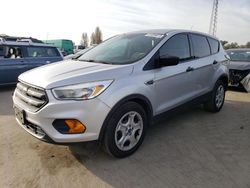 Salvage cars for sale from Copart Vallejo, CA: 2017 Ford Escape S