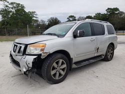 Vehiculos salvage en venta de Copart Fort Pierce, FL: 2011 Nissan Armada Platinum