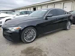 Salvage cars for sale from Copart Louisville, KY: 2017 Alfa Romeo Giulia TI