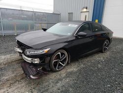 Salvage cars for sale from Copart Elmsdale, NS: 2019 Honda Accord Sport
