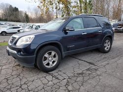 Salvage cars for sale from Copart Portland, OR: 2008 GMC Acadia SLT-1