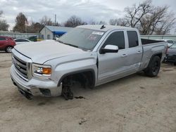 Salvage cars for sale from Copart Wichita, KS: 2015 GMC Sierra K1500 SLE