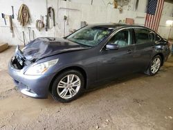 Salvage cars for sale from Copart Casper, WY: 2011 Infiniti G37