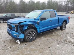 Ford salvage cars for sale: 2021 Ford F150 Super Cab