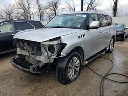 Salvage cars for sale at Bridgeton, MO auction: 2016 Infiniti QX80