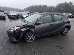 Salvage cars for sale at Exeter, RI auction: 2018 Toyota Prius C