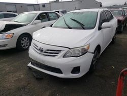 Salvage cars for sale at Vallejo, CA auction: 2013 Toyota Corolla Base