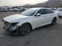 Salvage cars for sale at Colton, CA auction: 2021 Honda Accord EXL