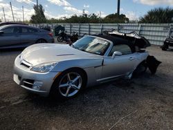 Salvage cars for sale at Miami, FL auction: 2008 Saturn Sky