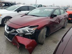 Nissan Maxima salvage cars for sale: 2016 Nissan Maxima 3.5S