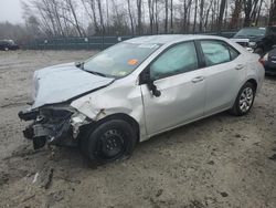 Salvage cars for sale from Copart Candia, NH: 2016 Toyota Corolla L