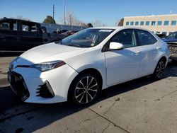 Salvage cars for sale from Copart Littleton, CO: 2018 Toyota Corolla L