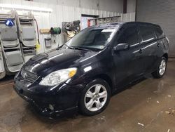 Salvage cars for sale from Copart Elgin, IL: 2005 Toyota Corolla Matrix XR