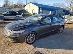 Salvage cars for sale at Wichita, KS auction: 2019 Ford Fusion SE